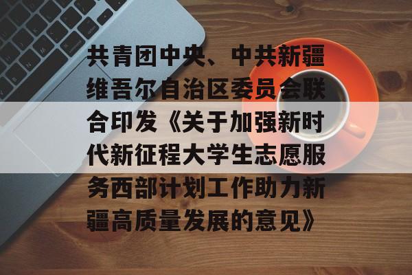 共青团中央、中共新疆维吾尔自治区委员会联合印发《关于加强新时代新征程大学生志愿服务西部计划工作助力新疆高质量发展的意见》-第1张图片-