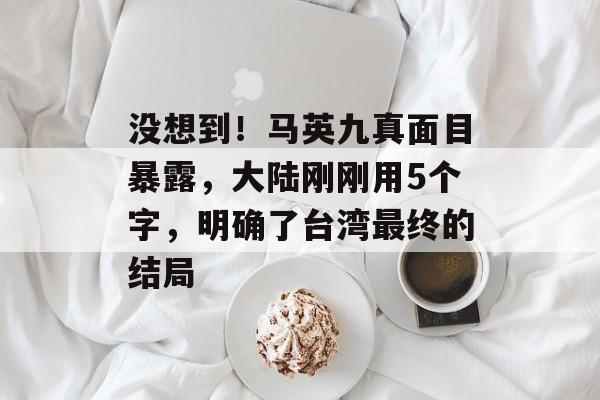 没想到！马英九真面目暴露，大陆刚刚用5个字，明确了台湾最终的结局-第1张图片-