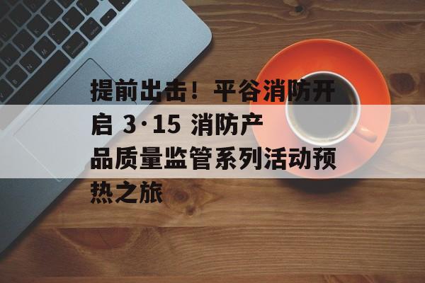 提前出击！平谷消防开启 3·15 消防产品质量监管系列活动预热之旅-第1张图片-