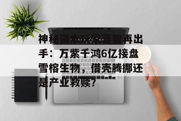神秘资本玩家蒋智再出手：万紫千鸿6亿接盘雪榕生物，借壳腾挪还是产业救赎？-第1张图片-
