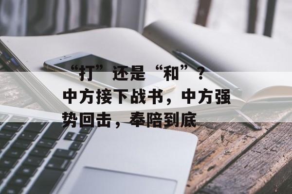 “打”还是“和”？ 中方接下战书，中方强势回击，奉陪到底-第1张图片-