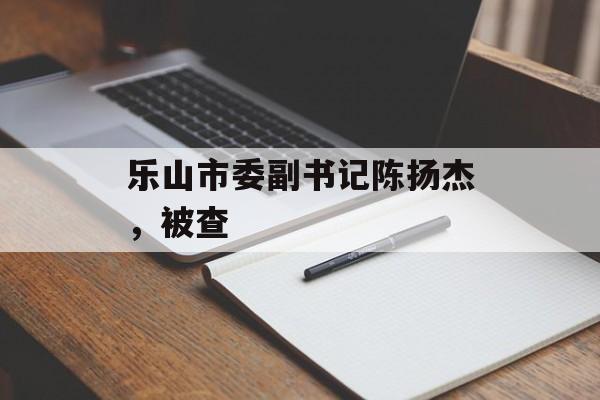 乐山市委副书记陈扬杰，被查-第1张图片-