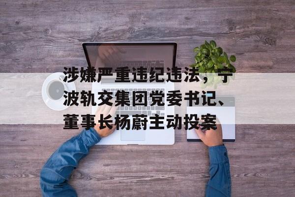 涉嫌严重违纪违法，宁波轨交集团党委书记、董事长杨蔚主动投案-第1张图片-