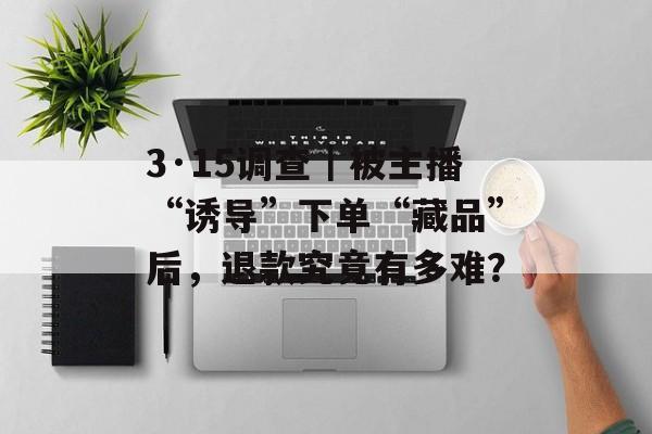 3·15调查｜被主播“诱导”下单“藏品”后，退款究竟有多难？-第1张图片-