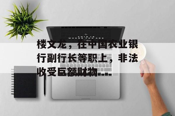 楼文龙，在中国农业银行副行长等职上，非法收受巨额财物-第1张图片-
