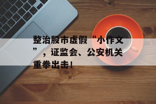 整治股市虚假“小作文”，证监会、公安机关重拳出击！-第1张图片-