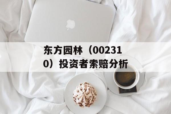 东方园林（002310）投资者索赔分析-第1张图片-