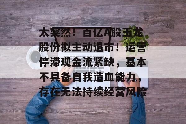 太突然！百亿A股玉龙股份拟主动退市！运营停滞现金流紧缺，基本不具备自我造血能力，存在无法持续经营风险-第1张图片-