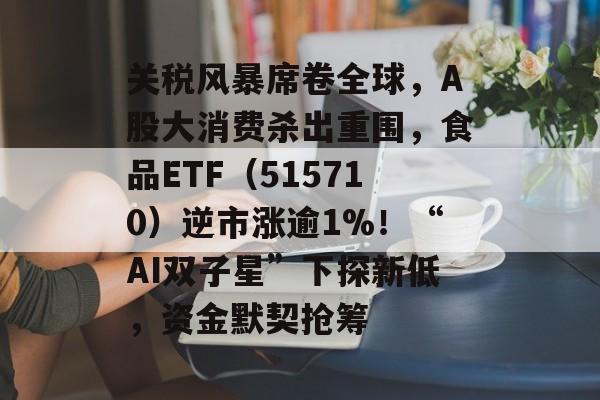关税风暴席卷全球，A股大消费杀出重围，食品ETF（515710）逆市涨逾1%！“AI双子星”下探新低，资金默契抢筹-第1张图片-