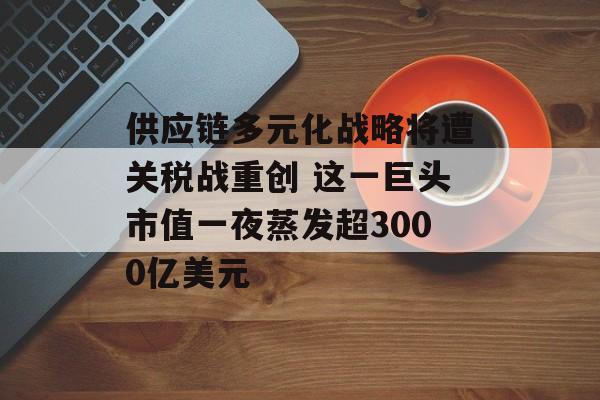 供应链多元化战略将遭关税战重创 这一巨头市值一夜蒸发超3000亿美元-第1张图片-