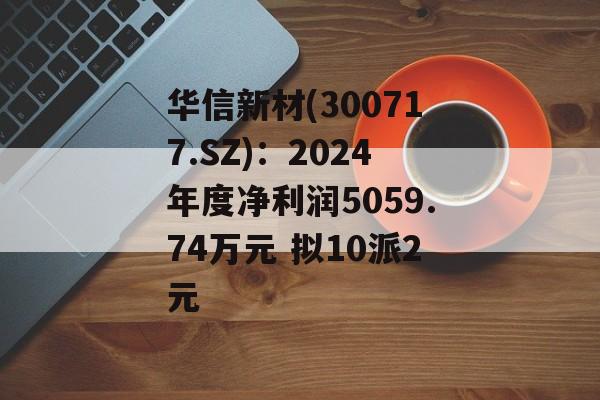 华信新材(300717.SZ)：2024年度净利润5059.74万元 拟10派2元-第1张图片-