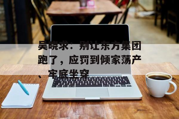 吴晓求：别让东方集团跑了，应罚到倾家荡产、牢底坐穿-第1张图片-
