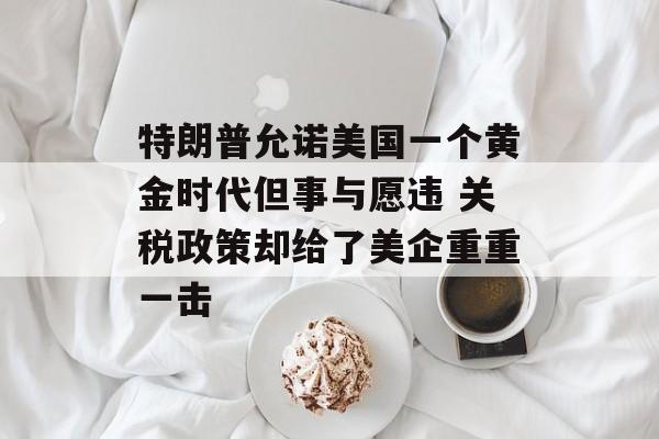 特朗普允诺美国一个黄金时代但事与愿违 关税政策却给了美企重重一击-第1张图片-