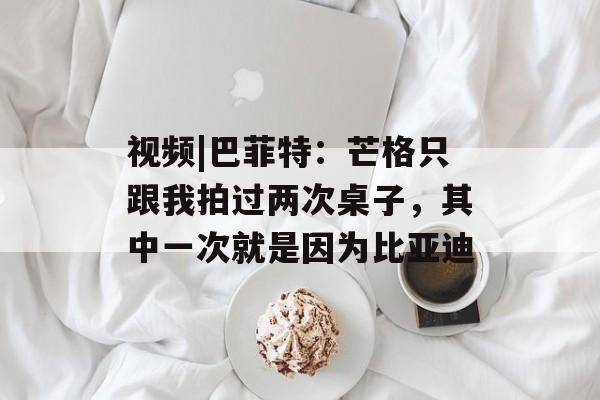 视频|巴菲特：芒格只跟我拍过两次桌子，其中一次就是因为比亚迪-第1张图片-