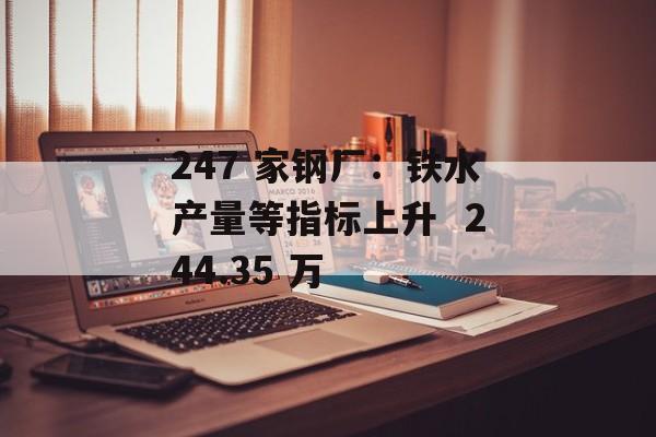 247 家钢厂：铁水产量等指标上升  244.35 万-第1张图片-