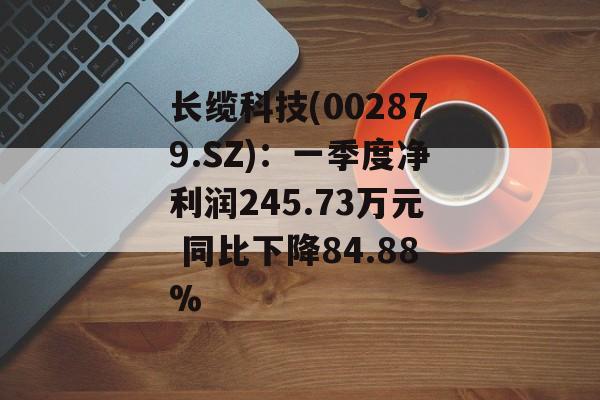 长缆科技(002879.SZ)：一季度净利润245.73万元 同比下降84.88%-第1张图片-