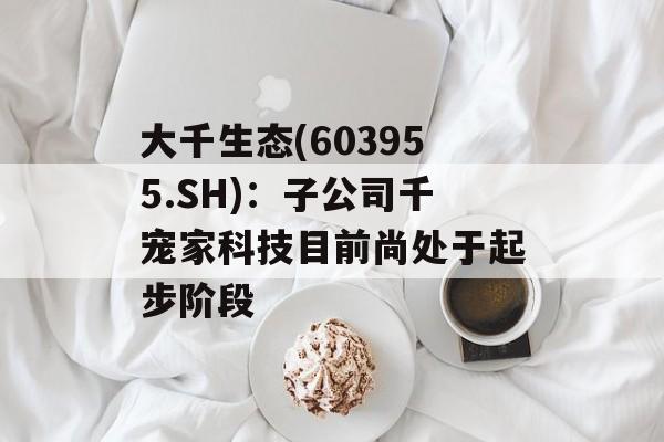 大千生态(603955.SH)：子公司千宠家科技目前尚处于起步阶段-第1张图片-