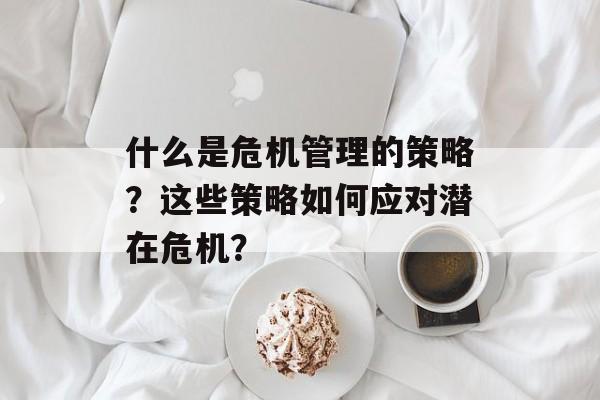 什么是危机管理的策略？这些策略如何应对潜在危机？-第1张图片-
