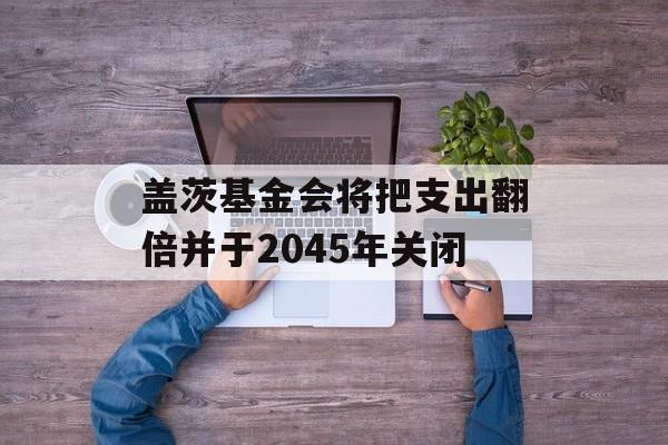 盖茨基金会将把支出翻倍并于2045年关闭-第1张图片-