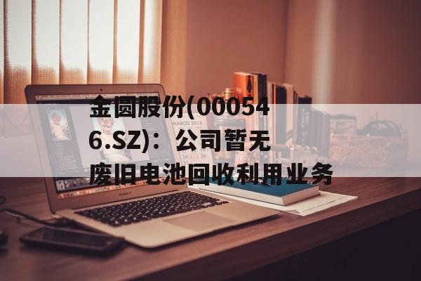 金圆股份(000546.SZ)：公司暂无废旧电池回收利用业务-第1张图片-