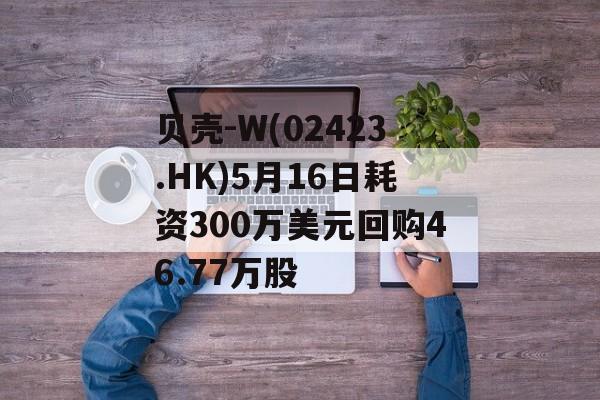 贝壳-W(02423.HK)5月16日耗资300万美元回购46.77万股-第1张图片-