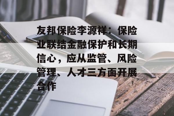 友邦保险李源祥：保险业联结金融保护和长期信心，应从监管、风险管理、人才三方面开展合作-第1张图片-