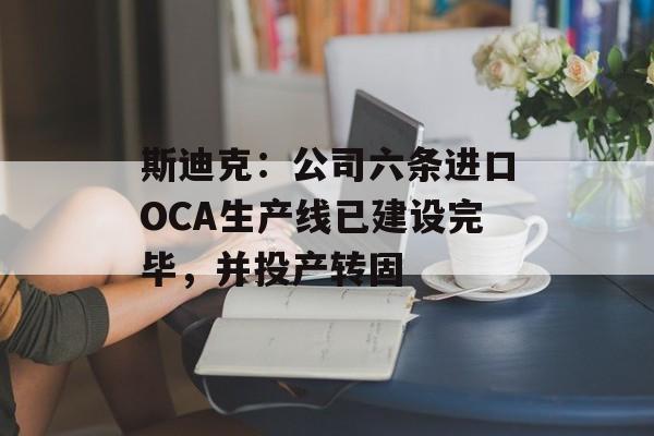 斯迪克：公司六条进口OCA生产线已建设完毕，并投产转固-第1张图片-