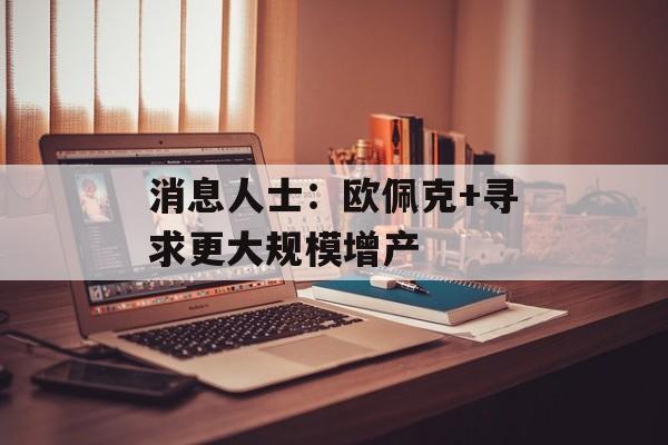 消息人士：欧佩克+寻求更大规模增产-第1张图片-