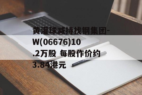 黄灌球减持找钢集团-W(06676)10.2万股 每股作价约3.84港元-第1张图片-