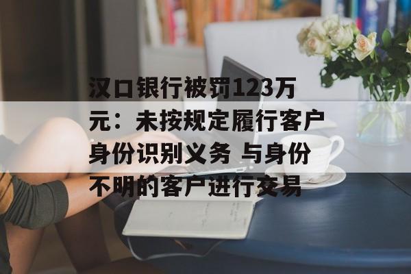 汉口银行被罚123万元：未按规定履行客户身份识别义务 与身份不明的客户进行交易-第1张图片-