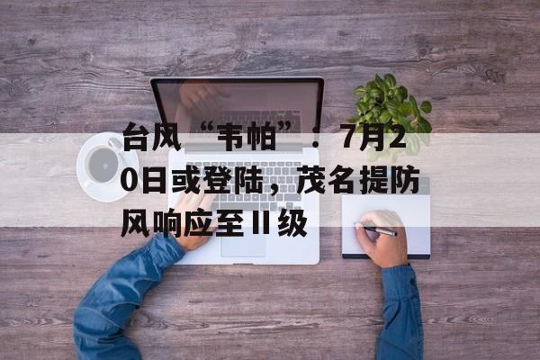 台风“韦帕”：7月20日或登陆，茂名提防风响应至Ⅱ级-第1张图片-