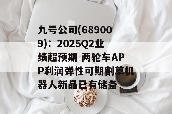九号公司(689009)：2025Q2业绩超预期 两轮车APP利润弹性可期割草机器人新品已有储备-第1张图片-