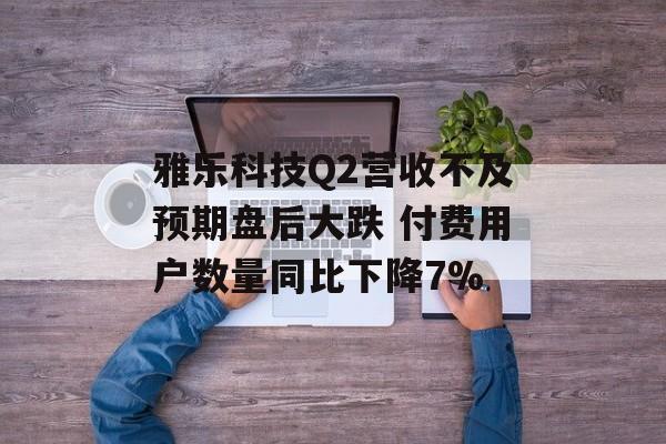 雅乐科技Q2营收不及预期盘后大跌 付费用户数量同比下降7%-第1张图片-