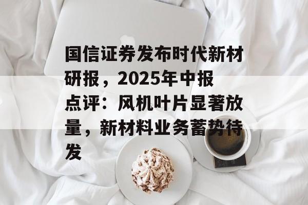 国信证券发布时代新材研报，2025年中报点评：风机叶片显著放量，新材料业务蓄势待发-第1张图片-