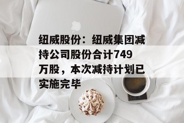 纽威股份：纽威集团减持公司股份合计749万股，本次减持计划已实施完毕-第1张图片-