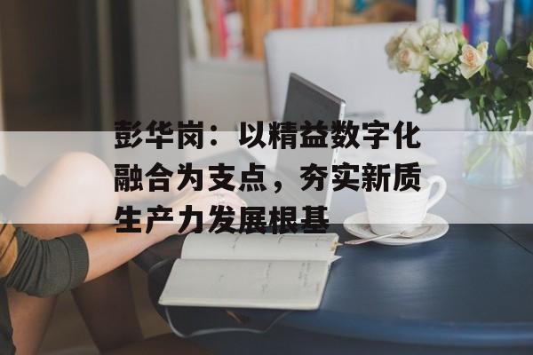 彭华岗:以精益数字化融合为支点,夯实新质生产力发展根基-第1张图片- 彭华岗:以精益数字化融合为支点,夯实新质生产力发展根基-第1张图片-