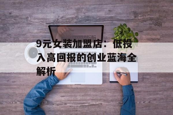 9元女装加盟店：低投入高回报的创业蓝海全解析-第1张图片-