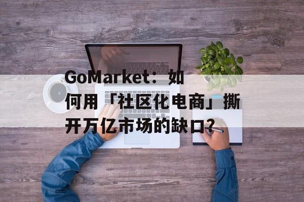 GoMarket：如何用「社区化电商」撕开万亿市场的缺口？-第1张图片-