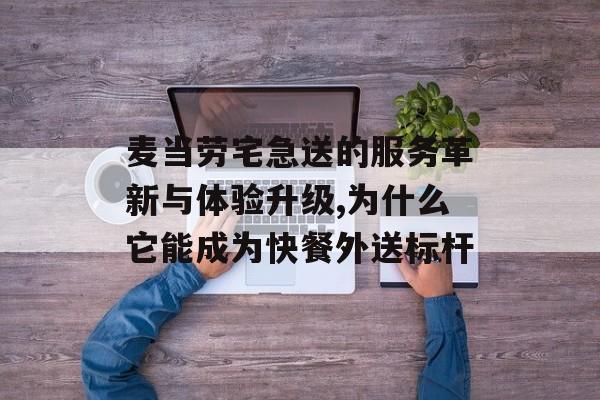 麦当劳宅急送的服务革新与体验升级,为什么它能成为快餐外送标杆-第1张图片-
