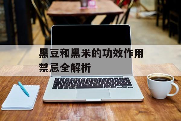 黑豆和黑米的功效作用禁忌全解析-第1张图片-