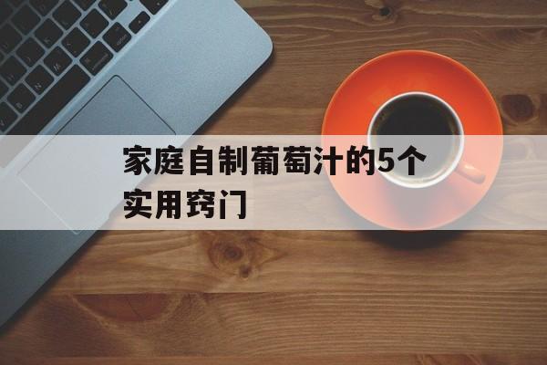家庭自制葡萄汁的5个实用窍门-第1张图片-