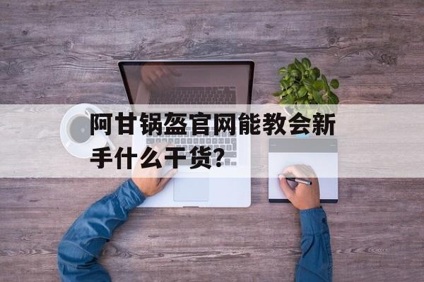 阿甘锅盔官网能教会新手什么干货？-第1张图片-
